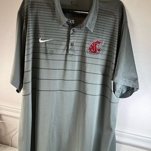 Nike dry fit polo with coug logo
